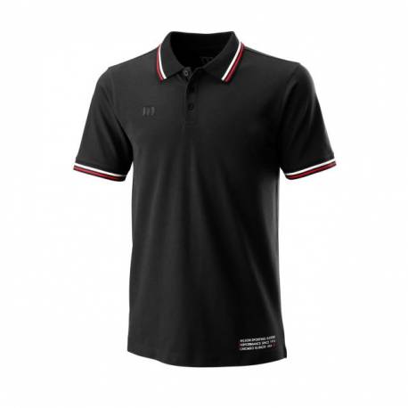 Tricou WILSON Since 1914 Pique Polo, negru, marimea S