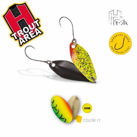 Lingurita Oscilanta HERAKLES Losko, 3.0 cm, 2.5 g, culoare 17 Firetiger Gold