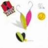 Lingurita Oscilanta HERAKLES Race, 3 cm, 1.5 g, culoare 32 Black Chartreuse