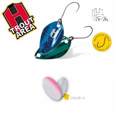 Lingurita Oscilanta HERAKLES Ruck Spoon, 2.5 cm, 2.0 g, culoare 12 White/Pink