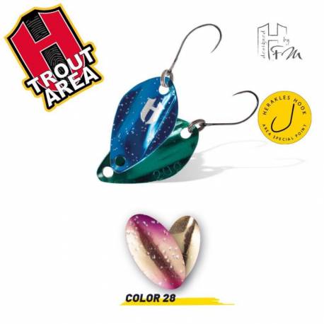 Lingurita Oscilanta HERAKLES Ruck Spoon, 2.5 cm, 2.0 g, culoare 28 Golden Trout