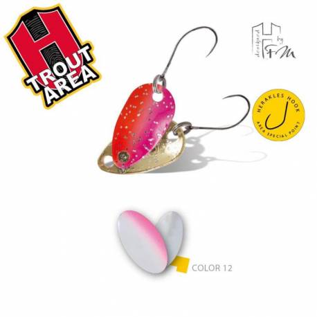 Lingurita Oscilanta HERAKLES Trout Area Nail, 2 cm, 2.0 g, culoare 12 White Pink