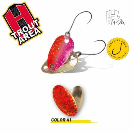 Lingurita Oscilanta HERAKLES Trout Area Nail, 2 cm, 2.0 g, culoare 41 Electric Orange