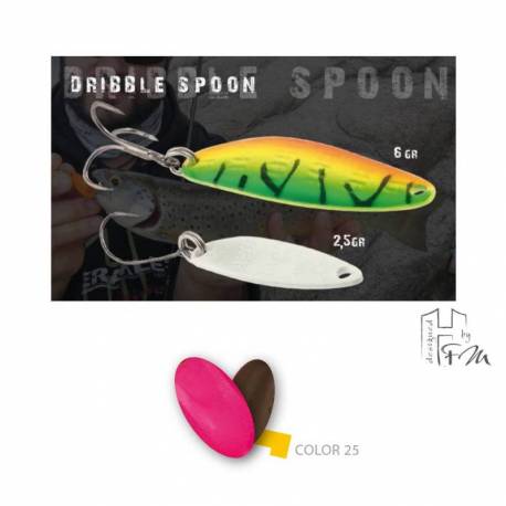 Lingurita Oscilanta HERAKLES Dribble Spoon, 2.5 g, culoare Pink/Brown