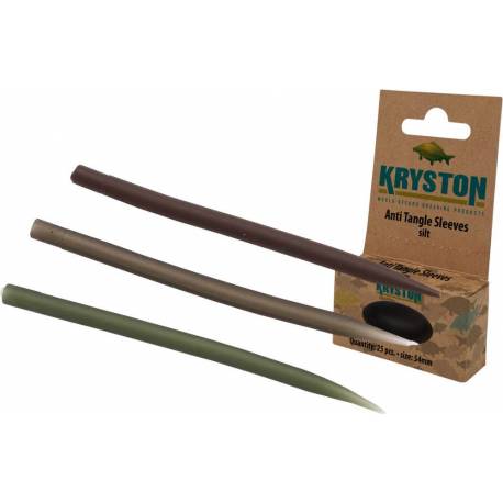 Conuri KRYSTON ANTI TANGLE SLEEVES 54mm Brown 25buc