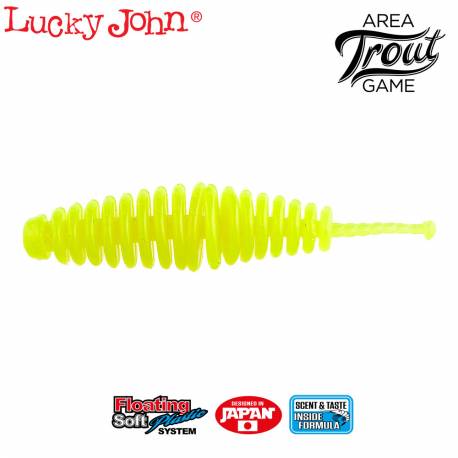 Lucky John Trick Worm 5CM (2''), 101 (YELLOW PEARL), 101, 10buc/borcan