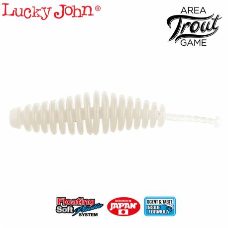 Lucky John Trick Worm 5CM (2''), 026 (SILVER FLASH), 026, 10buc/borcan