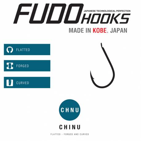 Carlige Fudo Chinu (CHNU-BN) nr.14, BN-Black Nickel, 21buc/plic