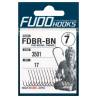 Carlige Fudo Bream (Yamame) (FDBR-BN) nr.6, BN-Black Nickel, 17buc/plic