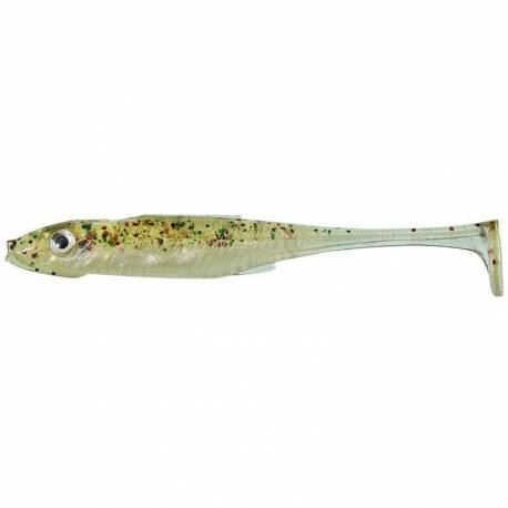 Soft Bait GUNKI WHIZ 12,5cm, BROWN SUGAR GREEN RED FLAKE, 4 buc./plic