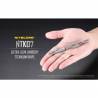 Cuțit utilitar NITECORE NTK07, Titan, lama 20mm tip bisturiu Nr.11, lungime totala 114.5mm