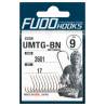 Carlige Fudo Umi Tanago (UMTG-BN) nr.15, BN-Black Nickel, 19buc/plic