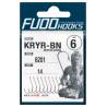 Carlige Fudo Keiryuu with Ring (KRYR-BN) nr.12, BN-Black Nickel, 14buc/plic