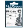 Carlige Fudo Marusode with Ring (MRSD-BN) nr.15, BN-Black Nickel, 16buc/plic