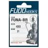 Carlige Fudo Funa (FUNA-NK) nr.12, NK-Nickel, 21buc/plic