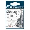 Carlige Fudo Masu (MASU-BN) nr.12, BN-Black Nickel, 14buc/plic