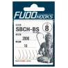 Carlige Fudo SB Chinu (SBCH-BN) nr.5, BN-Black Nickel, 9buc/plic