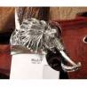 Cutit de lux MUELA ELEPHANT Big Five Silver limited edition, lama 22.5cm, teaca piele de strut