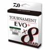 FIR DAIWA TOURNAMENT 8XBRAID EVO+ VERDE 018MM/15,8KG/270M