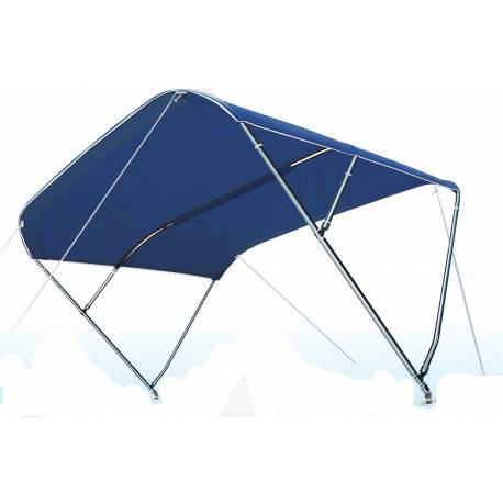 Parasolar barca GFN Bimini Top - 3 arches, inox, 230x235x140cm