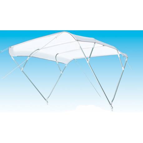 Parasolar barca OASI Bimini Top - 4 arches, aluminiu, 235x250x140cm