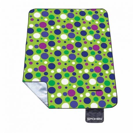 Patura Camping/Picnic Impermeabila SPOKEY Picnic Circle, 180 x 210 cm, Multicolor, Captusita cu Aluminiu