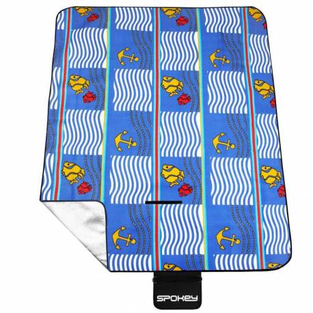 Patura Camping/Picnic Impermeabila SPOKEY Picnic Amber, 150x180 cm, Multicolor, Captusita cu Aluminiu