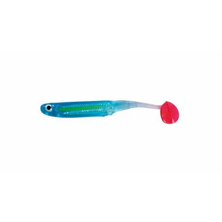 Shad NOMURA REAL PULS, 7.5cm, 2.5g, culoare Sexy Blue, 5 buc/plic