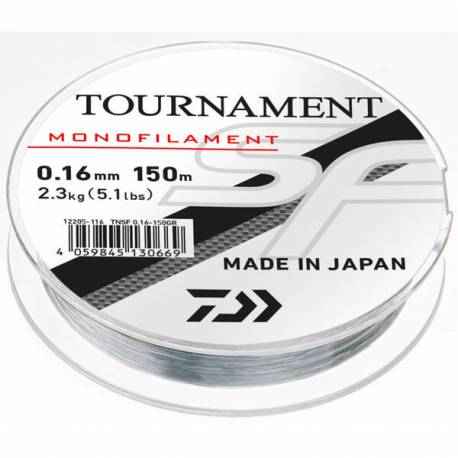 Fir monofilament DAIWA TOURNAMENT SF, 0.23mm, 4.5kg, 300m, grey