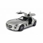 Macheta auto MERCEDES BENZ SLS AMG COUPE (2010) 1:18 argintiu