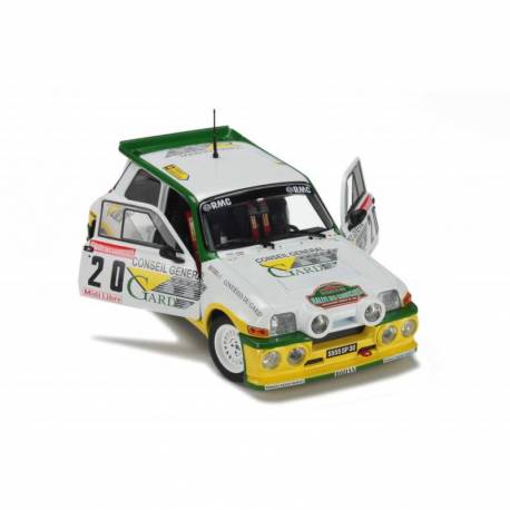 Macheta auto RENAULT MAXI 5 TURBO (1986) 1:18 alb-galben-verde