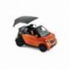 Macheta auto SMART Fortwo cabrio (2015) 1:43 orange-negru