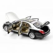 Macheta auto MERCEDES Maybach S650 (2018) 1:18 negru-argintiu