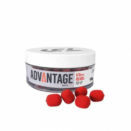 Pop-Up DAIWA Advantage Red, KRILL 8/10mm, 18g