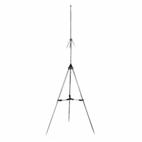 Antena de baza LEMM V3 AT80, lungime 550 cm, castig 7 dB, 26-28 MHz, 1000W, montura PL259, trepied