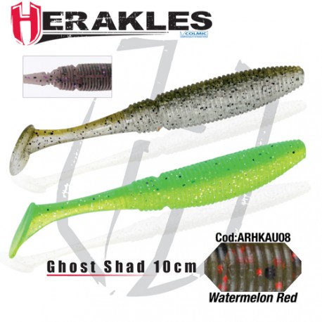 GHOST SHAD 10cm WATERMELON RED FLK