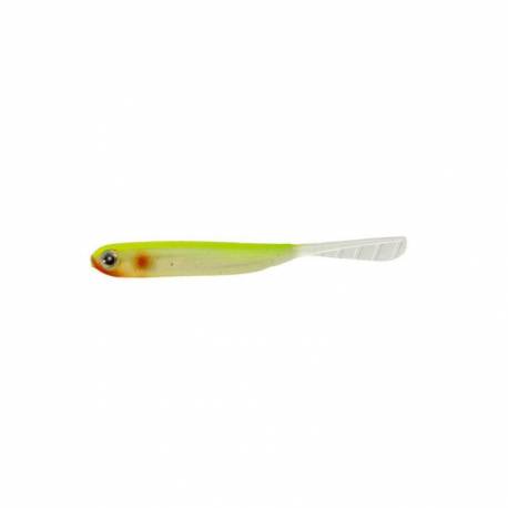 Shad TIEMCO PDL Super Livingfish 4" 10cm culoare 20 Crystal Chartreuse 6buc/plic