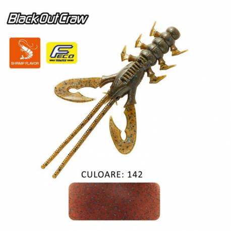 Naluca TIEMCO BLACK OUT CRAW 4, 10cm, Culoare 142