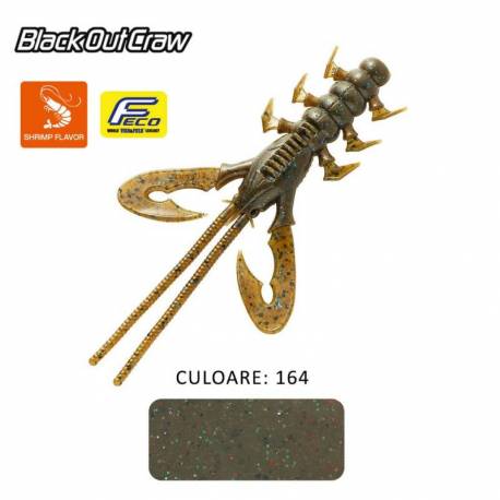 Naluca TIEMCO BLACK OUT CRAW 4, 10cm, Culoare 164