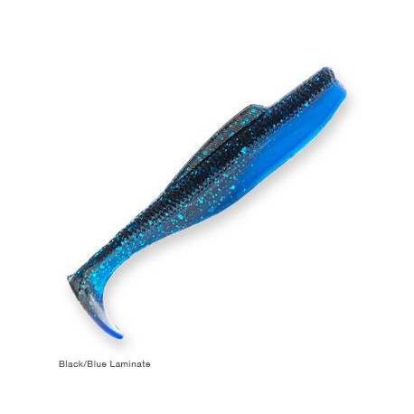 Shad Z-MAN DieZel MinnowZ 4", 10cm, culoare Black / Blue Laminate, 5 buc/punga