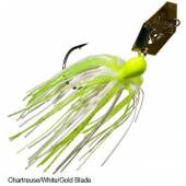 Spinnerbait Z-MAN Original ChatterBait 10.5g culoare Chartreuse / White / Gold Blade