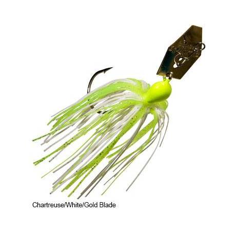 Spinnerbait Z-MAN Original ChatterBait 10.5g culoare Chartreuse / White / Gold Blade