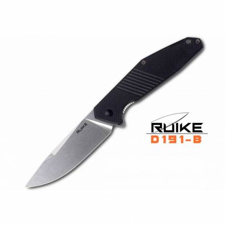 Briceag RUIKE D191, otel 8Cr13MoV, Negru, lama 9.2cm