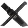 180mm full tang teflon coating blade, stiff rubber handle MUELA TANTO-19N