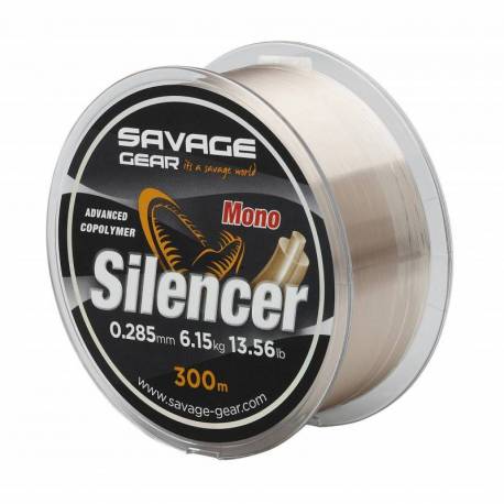 Fir monofilament SAVAGE GEAR SILENCER MONO, 0.26mm, 5.23kg, 300m, Fade Pink