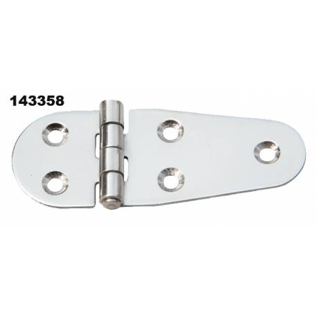 Balama cu 5 gauri GFN 143358, inox AISI 316, 107x40mm