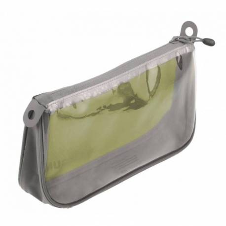 Husa transparenta See Pouch Lime Grey, 1 litru