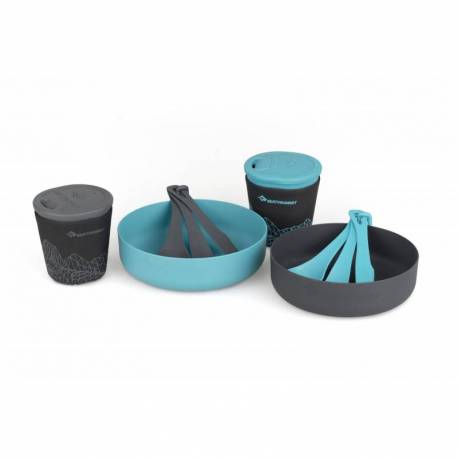 Set vase camping SEA TO SUMMIT Delta Light Camp Set 2.2 Pacific Blue / Grey