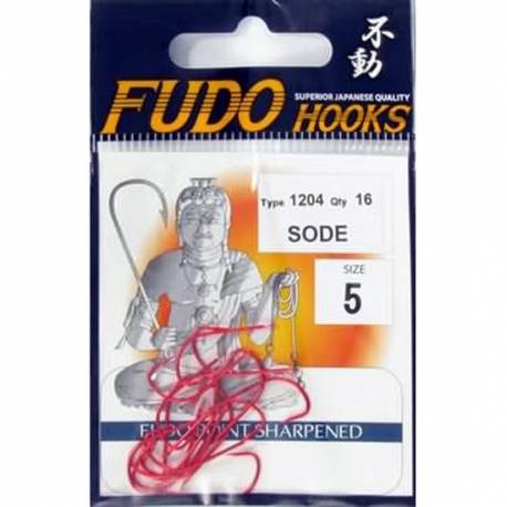 Carlige Fudo Sode (SODE-RD) nr.8, 19buc/plic