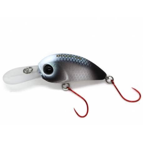 Vobler DAMIKI DISCO DEEP38 TROUT, 3.8cm/4.6g, F-407D (MATT BLK. WHITE)